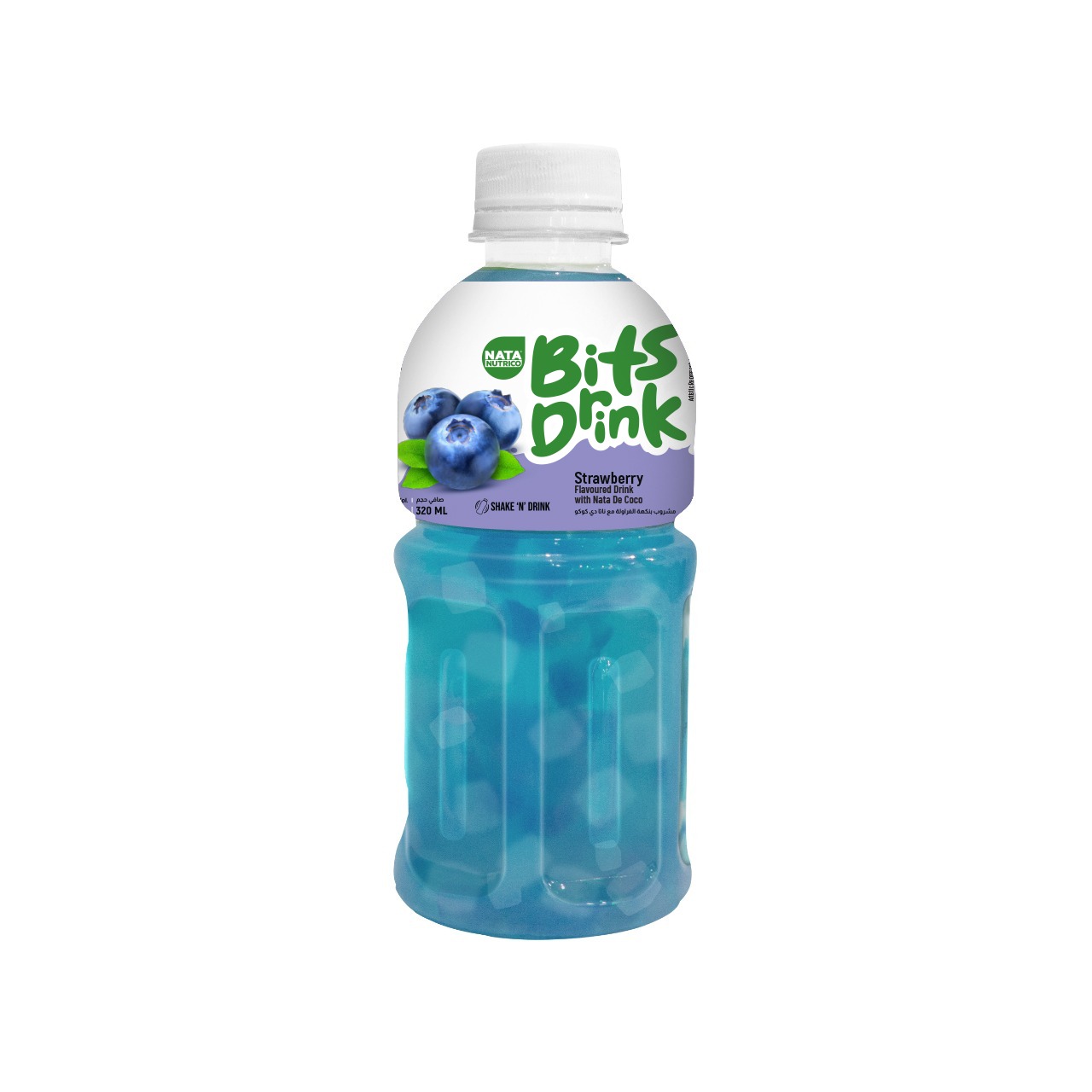 Nata Nutrico Bits Drink Blueberry with Nata de Coco