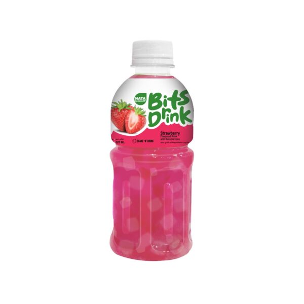 Nata Nutrico Bits Drink Strawberry with Nata De Coco